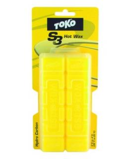 Skluzový vosk TOKO S3 HydroCarbon žlutý (Tuhý parafín 120 ml)