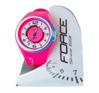 Sportovní hodinky FORCE růžové (Dámské hodinky loga FORCE)