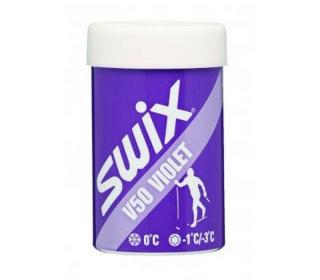Stoupací vosk SWIX V50 fialový (Běžecký stoupací vosk)