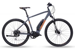 Crossové elektrokolo Head E I-Peak I grey matt/orange Velikost rámu: 59cm