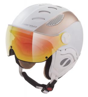 Dámská lyžařská helma Mango Cusna Pro+, bílá/prosecco mat Velikost (cm): 55-57