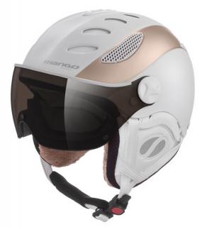 Dámská lyžařská helma Mango Cusna Pro, bílá/prosecco mat Velikost (cm): 58-60