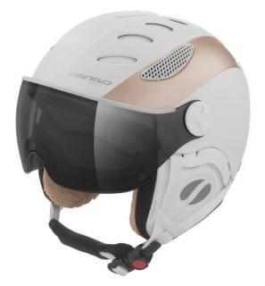 Dámská lyžařská helma Mango Cusna VIP, bílá/prosecco mat Velikost (cm): 55-57