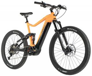 E-MTB 29 , AYRA FULL SUSP. 2023-2 Motor: PANASONIC oranžová Velikost: 17,5