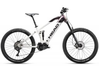 Horské elektrokolo Head Durango JOY, white/purple Velikost rámu: 47cm