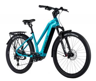 Leader Fox BEND DÁMSKÝ, 28 ,BAFANG M510 horské elektrokolo, light blue Velikost: 16.5