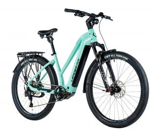 Leader Fox BEND DÁMSKÝ, 28 ,BAFANG M510 horské elektrokolo, light green Velikost: 16.5