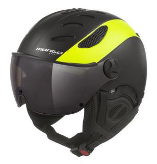Lyžařská helma Mango Cusna VIP, černá/žlutá fluo mat Velikost (cm): 55-57