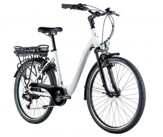 Městské elektrokolo Leader Fox LATONA 26 2024, white Velikost: 16,5