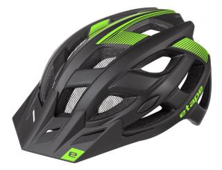 Pánská helma na kolo Etape Escape, černá/zelená mat Velikost (cm): 55-58