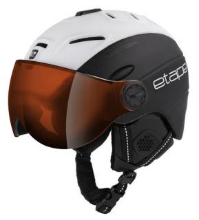 Pánská lyžařská helma Etape Comp Pro, černá/bílá mat Velikost: 55-58