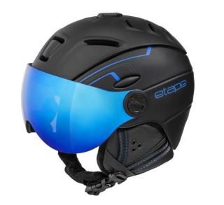 Pánská lyžařská helma Etape Comp Pro, černá/modrá mat Velikost (cm): 55-58