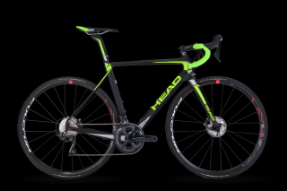 Silniční kolo Head I-Speed Race, black matt/green Velikost rámu: 52cm