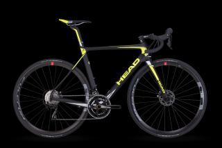 Silniční kolo Head I-Speed Team, black matt/yellow Velikost rámu: 54cm