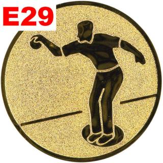 Emblém E29 - PETANG - umístění na sportovní pohár nebo medaili Průměr emblému: Průměr 50mm