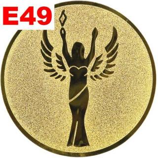 Emblém E49 - VIKTORKA - umístění na sportovní pohár nebo medaili Průměr emblému: Průměr 25mm
