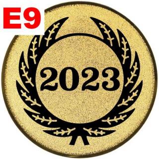 Emblém E9 - ROK - umístění na sportovní pohár nebo medaili Průměr emblému: Průměr 25mm