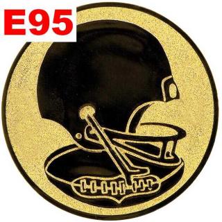 Emblém E95 - AMERICKÝ FOTBAL - umístění na sportovní pohár nebo medaili Průměr emblému: Průměr 25mm