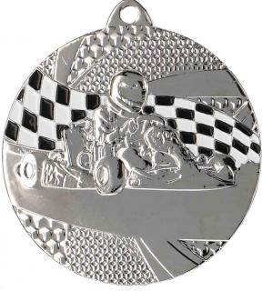 Medaile MOTOKÁRY MMC8350 Barva medaile: stříbrná