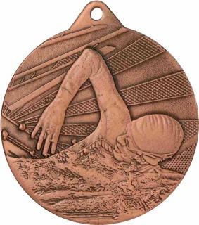 Medaile PLAVÁNÍ ME003 Barva medaile: bronzová