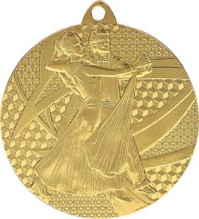 Medaile TANEC MMC7850 Barva medaile: zlatá