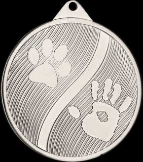 Medaile TLAPKA MMC20050 Barva medaile: stříbrná