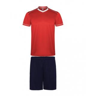 Pánský/Dětský sport set dres United Barva oblečení: Červená / námořnická modrá
