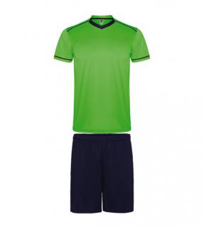 Pánský/Dětský sport set dres United Barva oblečení: Svítivě zelená / námořn. modrá