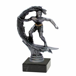 Pohár surfař/surfing 16 cm - 34506 Výška poháru: bronzový
