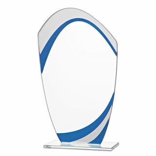 Skleněná plaketa w551 Velikost: Plaketa W552.09 - 18,5 cm