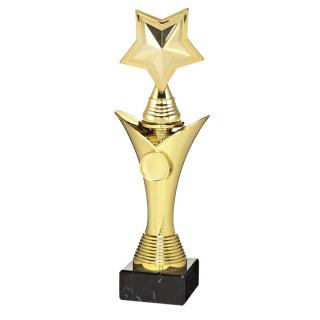 Sportovní pohár - trofej HVĚZDA X71 Výška trofeje: Trofej -HVĚZDA- 25cm