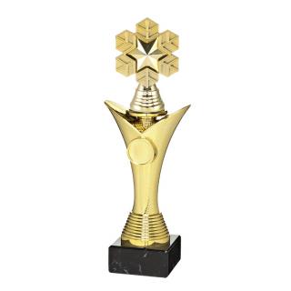 Sportovní pohár - trofej SNĚHOVÁ VLOČKA X71 Výška trofeje: Trofej -SNĚHOVÁ VLOČKA- 25cm