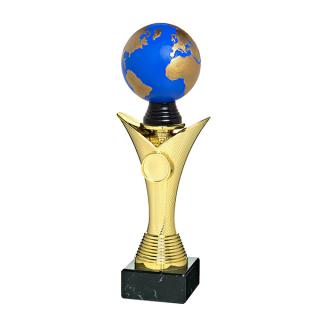 Sportovní pohár - trofej ZEMĚKOULE X71/MULTI Výška trofeje: Trofej -ZEMĚKOULE- 25cm