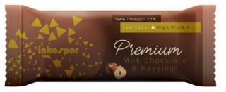 Inkospor Premium mléčná čokoláda s lískovými ořechy 45 g