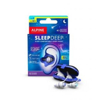 Alpine SleepDeep Multipack špunty do uší na spaní  Alpine SleepDeep Multipack