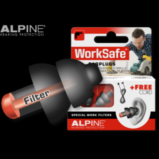 Alpine WorkSafe špunty do uší proti hluku  Alpine WorkSafe