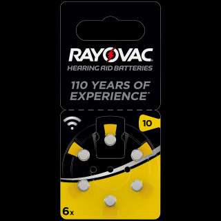 Baterie do naslouchátek - 10 / PR70  Rayovac 10 (6ks)