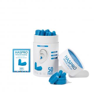 Haspro Multi špunty do uší modré - 50 párů  Haspro Multi 50 modré
