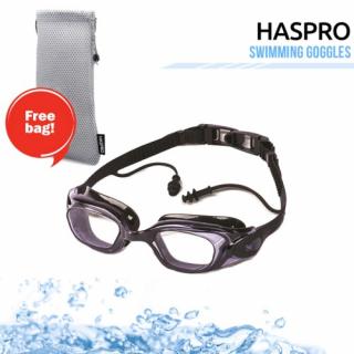 Haspro plavecké brýle se špunty do uší  Haspro brýle + špunty černé