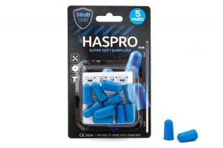 Haspro Super Soft špunty - 5 párů  Haspro Super Soft 5 párů
