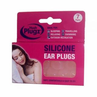 Hush dámské silikonové špunty do uší na spaní  Hush Plugz silikonové