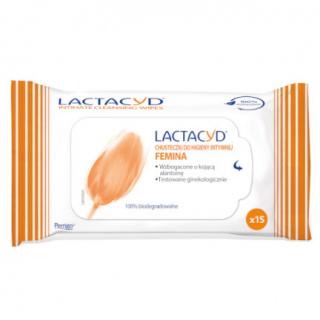 Lactacyd Femina vlhčené ubrousky pro intimní hygienu  Lactacyd Femina PL 15ks