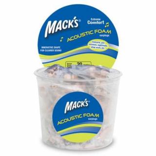 Mack's Acoustic špunty do uší  - 100 párů  Mack's Accoustic 100