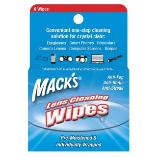 Mack's čistící ubrousky 6ks  Mack's Lens Wipes 6ks