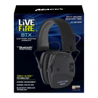 Mack's Live Fire® BTX™elektronické chrániče sluchu  Mack's Live Fire® BTX™