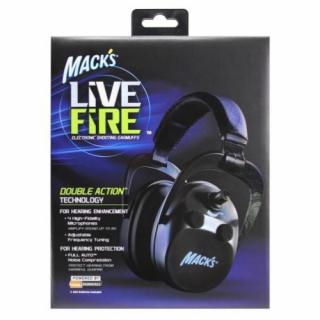Mack's Live Fire® elektronické chrániče sluchu  Mack's Live Fire®