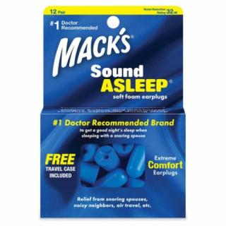 Mack's Sound Asleep špunty do uší - 12 párů  Mack's Sound Asleep - 12 párů