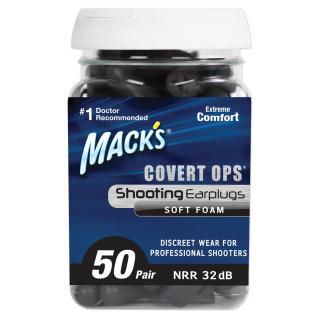 Macks Covert Ops špunty do uší - 50 párů  Macks Cover Ops 50 párů