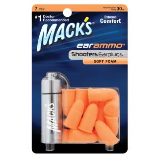 Macks Ear Ammo špunty do uší na střílení - 7 párů  Macks EarAmmo Shooters 7 párů