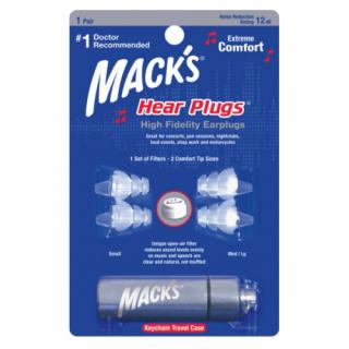 Macks Hear Plugs ucpávky do uší  pro muzikanty  Macks Hear Plugs s filtrem